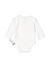 Carter's 100% Cotton Ivory Long Sleeve Onesie 0-3 MO / 3 MO - photo 2