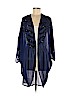 H&M 100% Polyester Blue Kimono One size - photo 1