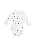Carter's 100% Cotton White Long Sleeve Onesie 3-6 MO / 6 MO - photo 2