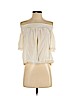 Aerie 100% Cotton Ivory Short Sleeve Blouse Size S - photo 1