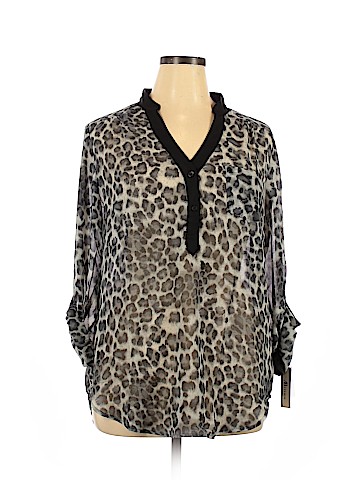 AB Studio Long Sleeve Blouse (view 1)