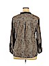 Kim Rogers Tan Long Sleeve Blouse Size XL - photo 2