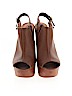 Charlotte Russe Brown Wedges Size 7 - photo 2