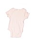 Kyle & Deena 100% Cotton Solid Pink Short Sleeve Onesie 3-6 MO / 6 MO - photo 2