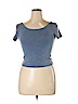 American Eagle Outfitters Blue Short Sleeve Top Size L - photo 1