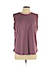 Zara Purple Sleeveless Blouse Size L - photo 1