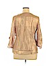Apt. 9 100% Polyester Gold 3/4 Sleeve Blouse Size XL (petite) - photo 2