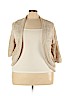 JM Collection Tan Cardigan Size 3X - photo 1