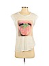 Pam & Gela White Short Sleeve T-Shirt Size P (petite) - photo 1