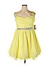 Trixxi 100% Polyester Yellow Cocktail Dress Size 16 - photo 1