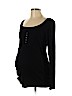 Isabel Maternity Black Long Sleeve Top Size L - photo 1
