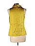W by Worth 100% Silk Green Sleeveless Silk Top Size 10 - photo 2