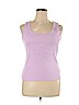 Lauren by Ralph Lauren 100% Cotton Purple Tank Top Size XL - photo 1