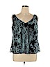 Alex Evenings Black Sleeveless Blouse Size 1X - photo 1