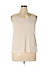 Picadilly Fashions Ivory Sleeveless Top Size XL - photo 1