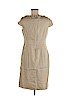 Adrienne Vittadini 100% Linen Tan Casual Dress Size 8 - photo 2