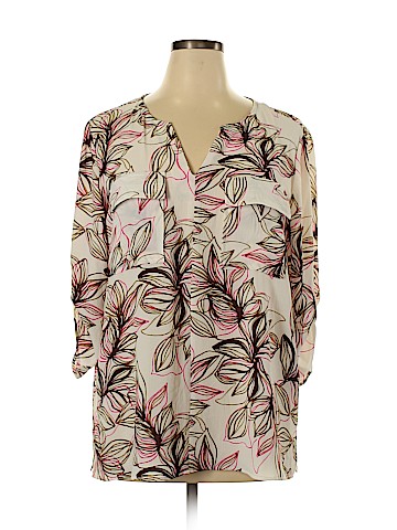 Chaus 3/4 Sleeve Blouse (view 1)