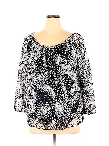 Jennie & Marlis 3/4 Sleeve Blouse (view 1)