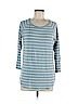 American Eagle Outfitters Blue 3/4 Sleeve Top Size M - photo 1