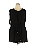 HAUTE FOX 100% Polyester Black Romper Size 3X - photo 1