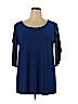 Antthony Originals Blue 3/4 Sleeve Top Size XL - photo 1