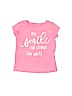 Carter's 100% Cotton Pink Short Sleeve T-Shirt 0-3 MO / 3 MO - photo 1