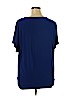 Chaus Blue Short Sleeve Top Size XL - photo 2