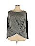 Bobeau Gray Long Sleeve Top Size 1X - photo 1