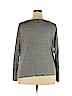 Bobeau Gray Long Sleeve Top Size 1X - photo 2