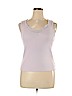 Lauren by Ralph Lauren 100% Cotton Purple Tank Top Size 1X - photo 1