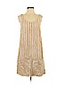 ERIN Erin Fetherston 100% Viscose Gold Casual Dress Size 6 - photo 1