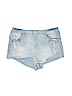 Refuge Blue Denim Shorts Size 16 - photo 1
