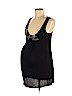 A Pea in the Pod 100% Rayon Black Sleeveless Top Size M - photo 1