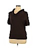 Apostrophe Brown Short Sleeve Top Size XL - photo 1