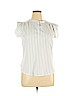 Unbranded White Short Sleeve Blouse Size XL - photo 1