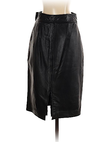 DKNY Leather Skirt (view 2)