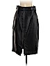 DKNY 100% Leather Black Leather Skirt Size 4 - photo 2