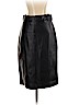 DKNY 100% Leather Black Leather Skirt Size 4 - photo 1