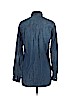 H&M 100% Lyocell Blue Long Sleeve Button-Down Shirt Size 4 - photo 2