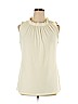 Banana Republic Ivory Short Sleeve Blouse Size XL - photo 1