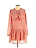 Christophe Sauvat 100% Polyester Red Casual Dress Size XS - photo 1