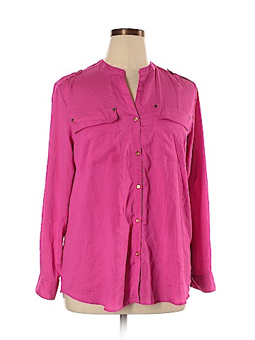 Charter Club Long Sleeve Blouse (view 1)