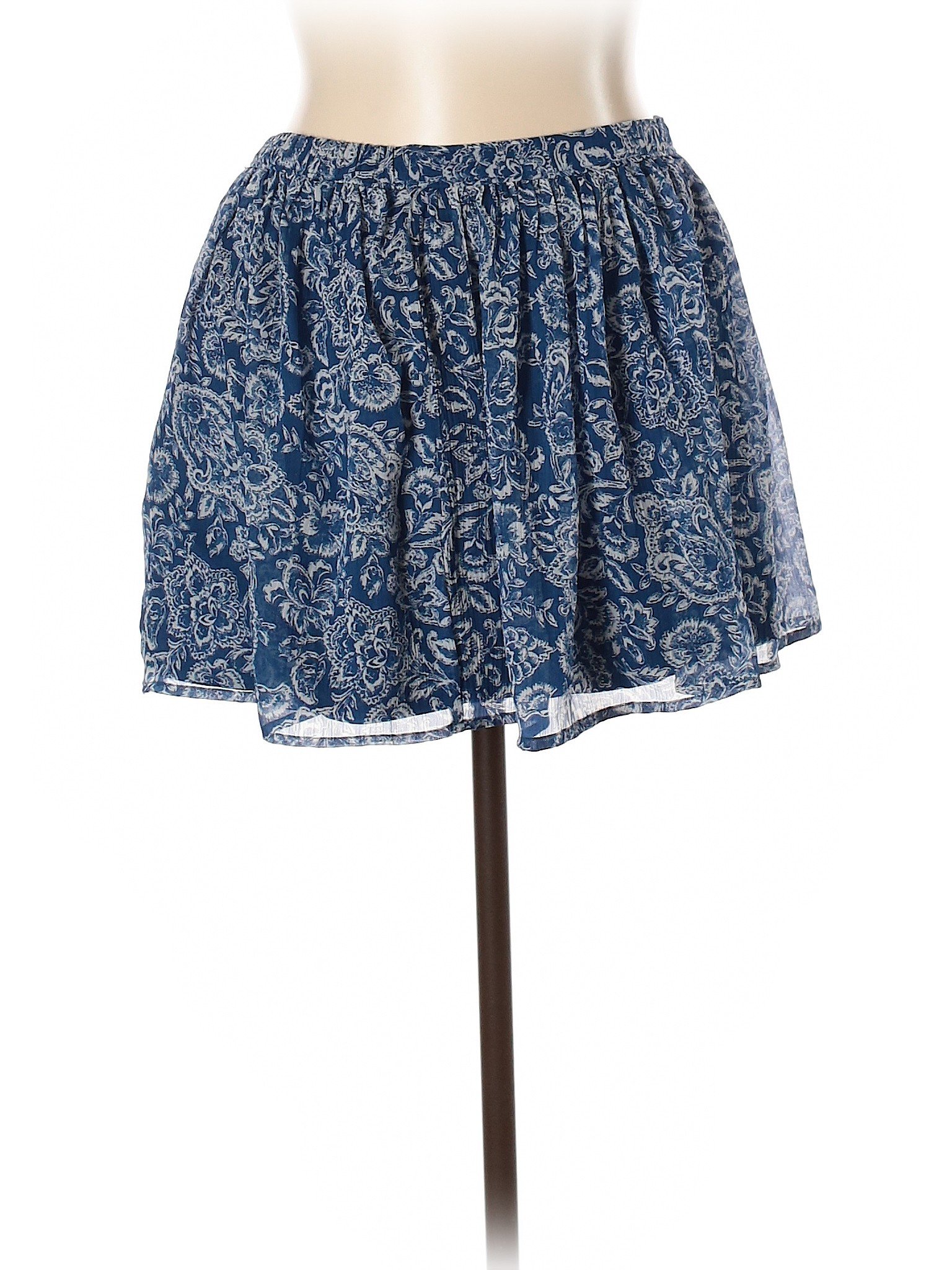 Abercrombie & Fitch Women Blue Casual Skirt L | eBay