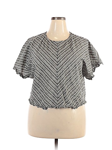 A New Day Short Sleeve Blouse (view 1)