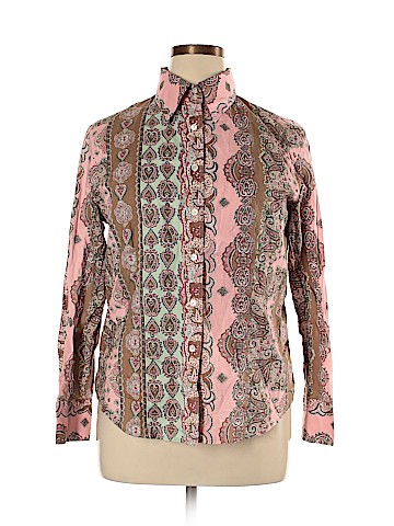 Jones New York Signature Long Sleeve Button-Down Shirt (view 1)