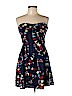 Charlotte Russe 100% Rayon Blue Casual Dress Size L - photo 1