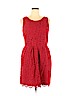 Ann Taylor LOFT Red Casual Dress Size 14 - photo 1