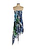 BCBGMAXAZRIA 100% Silk Blue Casual Dress Size 4 - photo 1