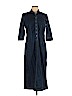 Liz Claiborne 100% Cotton Blue Casual Dress Size 8 (petite) - photo 1
