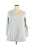 Ellos Gray 3/4 Sleeve Top Size 18 - 20 - photo 1
